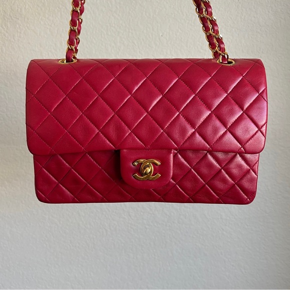 SOLD**Chanel Classic Vintage Medium Double Flap Bag - Picture 6 of 14